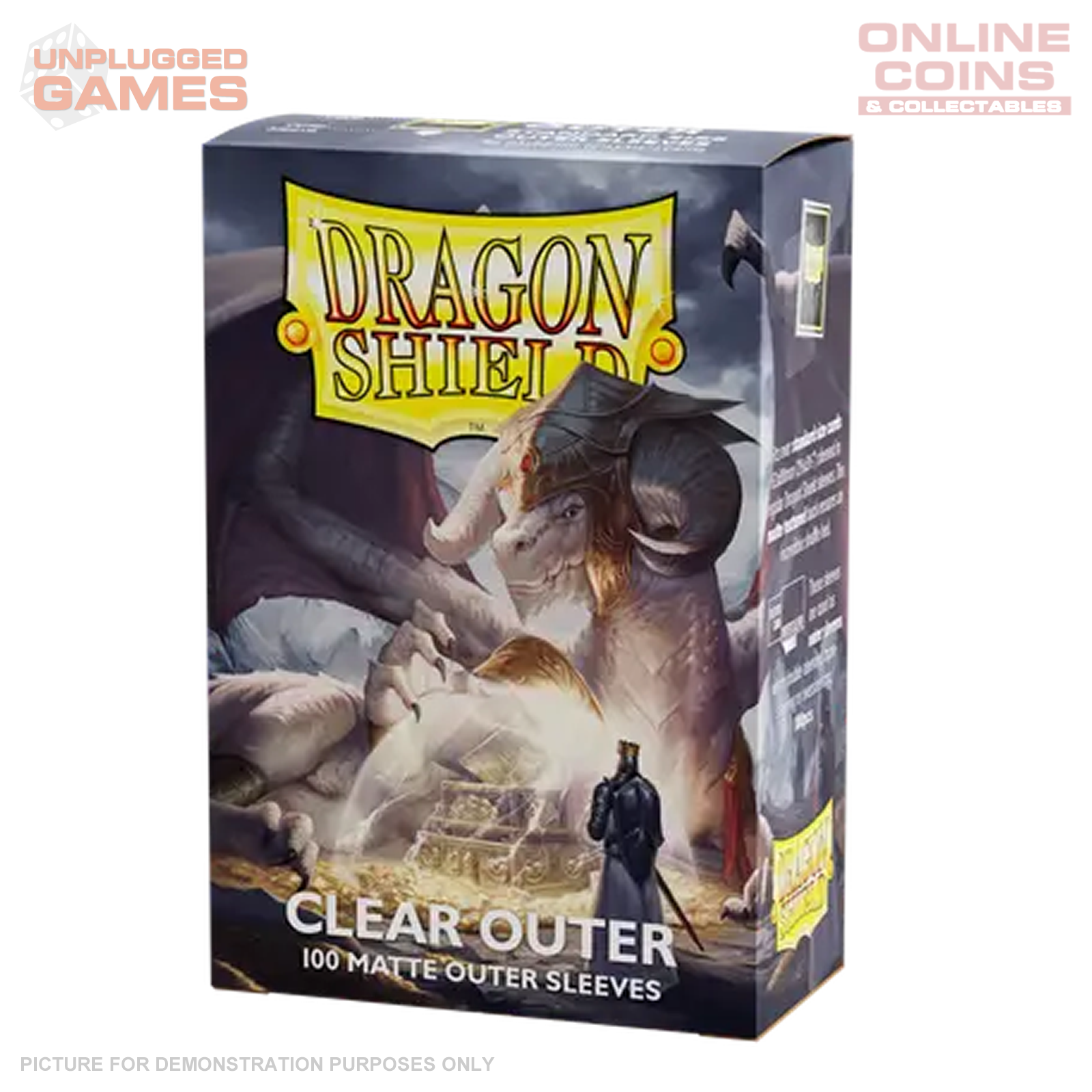 Dragon Shield - OUTER Sleeves Standard - Matte - CLEAR